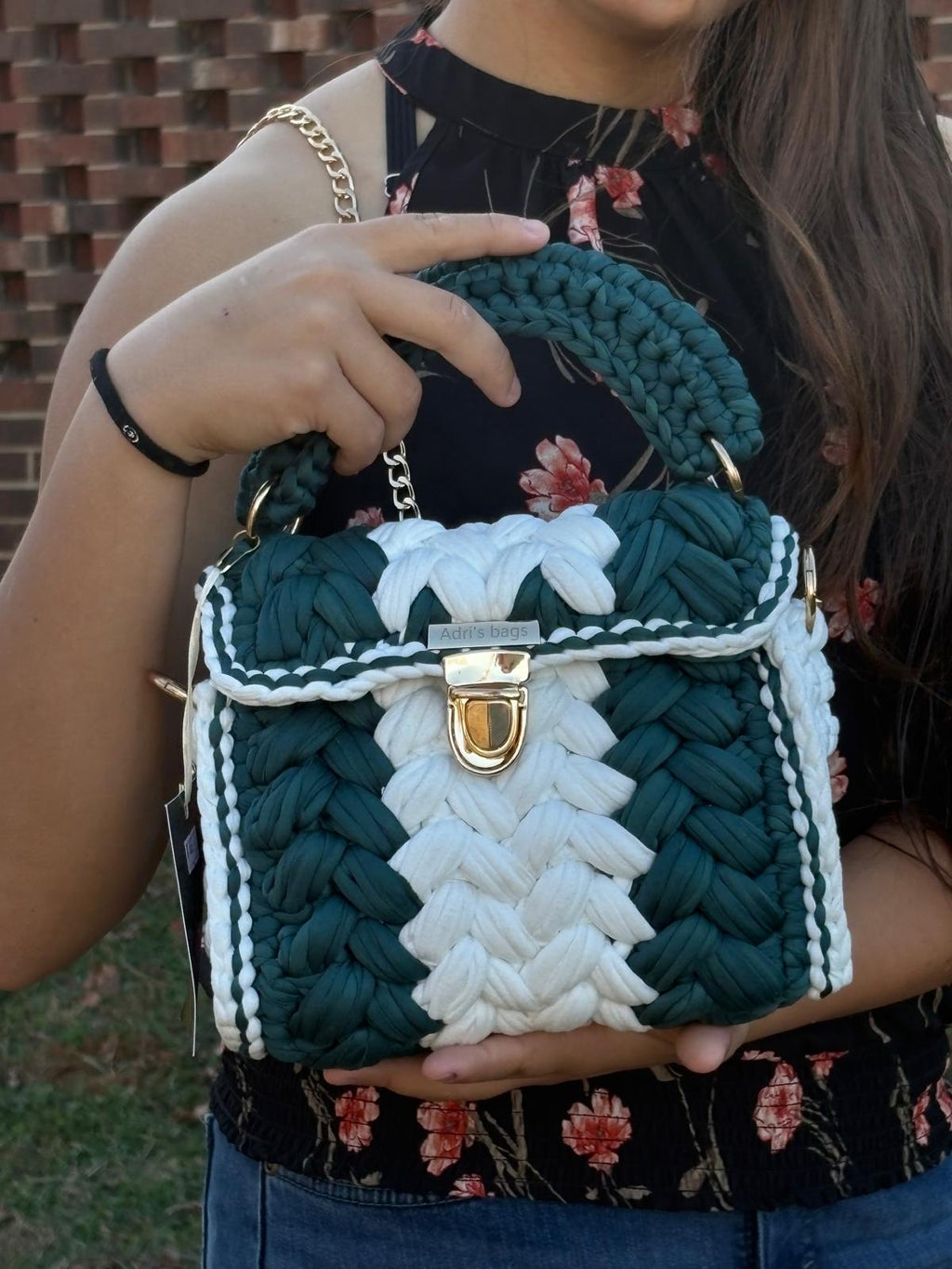 Puff stitch bag