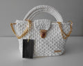 Woven luxe bag