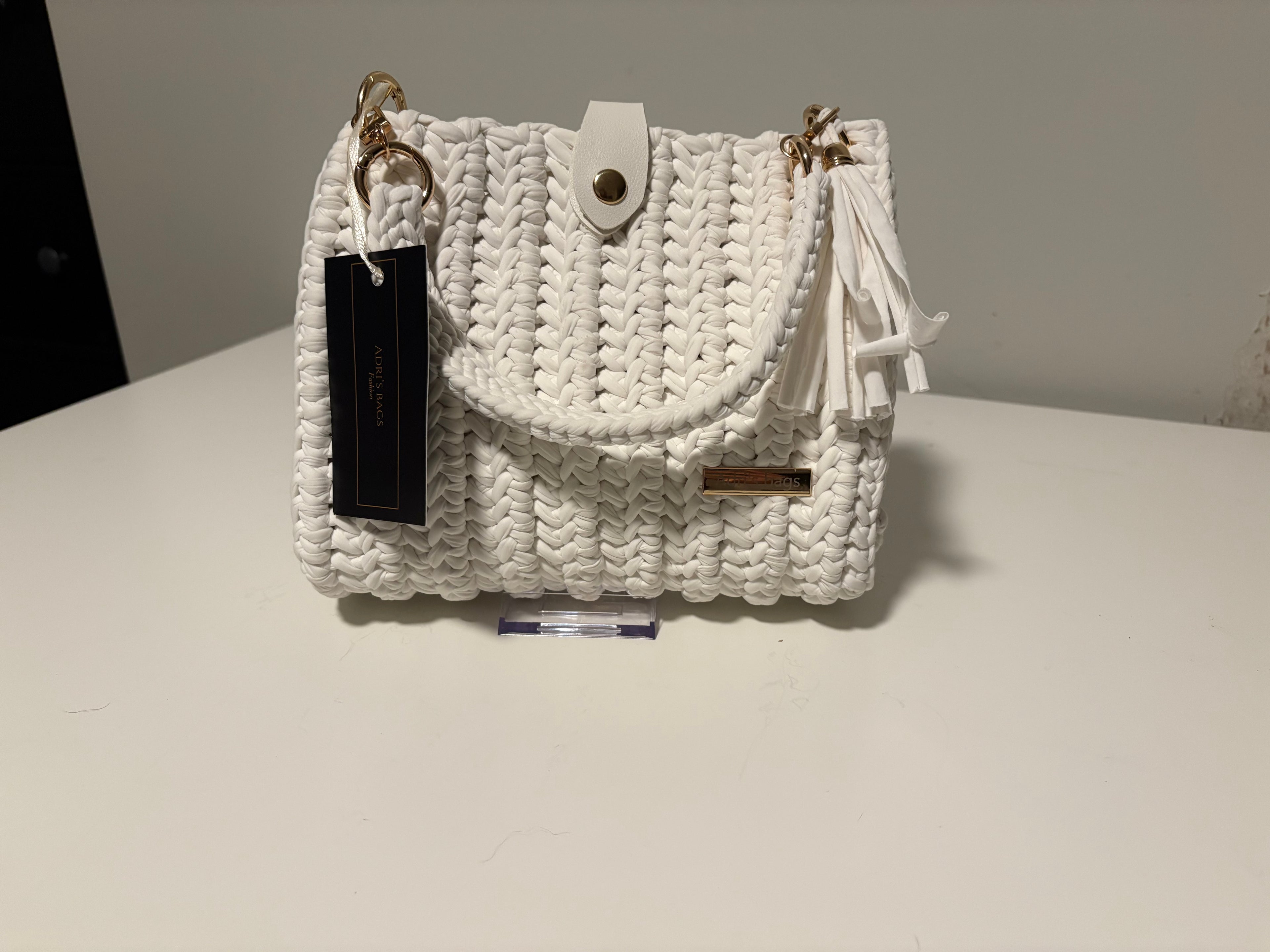 White fantasy purse